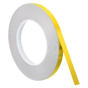 uxcell Metallic Tape, 0.19 in x 164 ft Self Adhesive Metalized Polyester Film Tape Waterproof Shiny Washi Tape for Walls Graphic Arts Gifts Wrapping Crafts Decoration, Gloss Black