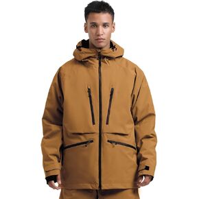 GSOU SNOW Mens Snowboard Jacket Womens Ski Coat Waterproof Insulated Snow Coat Winter Hooded Mountain Jackets