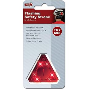 Bicycle Helmet Light - Motion Activated, Bright Flashing LED Strobe Lights Improve Visibility and Safety While Riding! Easily Mounts to Any Helmet, Perfect for Cyclists of All Ages