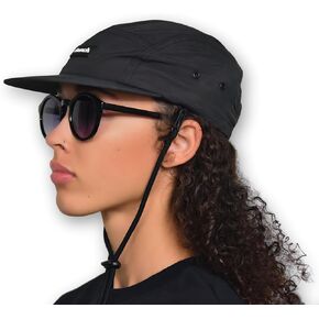 5 Panel Foldable Outdoor Camp Hat, Unstructured Design, UPF 50+ Sun Protection, Daily Sport Hat for Women and Men