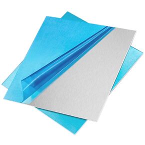 2 Pack 6061 T6 Aluminum Sheet, 12" x 12" x 0.04" Flat Plain Aluminum Plate, High Strength & Lightweight Metal Plate for Industrial Applications and DIY Projects – Easy to Machine and Weld