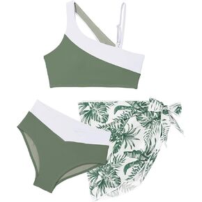 blibean Teen Girls 2025 Swimsuits Tween Kids Cutout Bathing Suits Bikini Set Size 6-15 Years in Kuwait