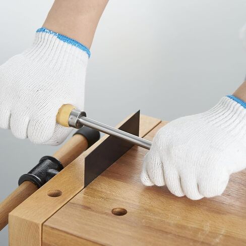 Cabinet Scraper Burnisher with 4 Piece Multi-Shaped Scraper Set 2 Rectangle 1 Curved (Convex and Concave) and 1 Gooseneck Scraper in Kuwait