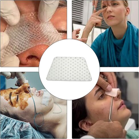 Thermoplastic Nasal Splints - Rhinoplasty Septoplasty Surgery Nose External Support Protector for Orthopedic Immobilization, Nose Brace Fracture,5 PCS (L) in Saudi Arabia