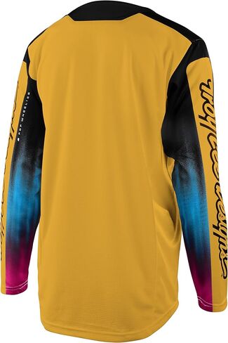 قميص جيرسي من Troy Lee Designs لركوب الدراجات MTB Bike Mountain Bike للشباب، جيرسي Sprint (ذهبي، SM) in Kuwait
