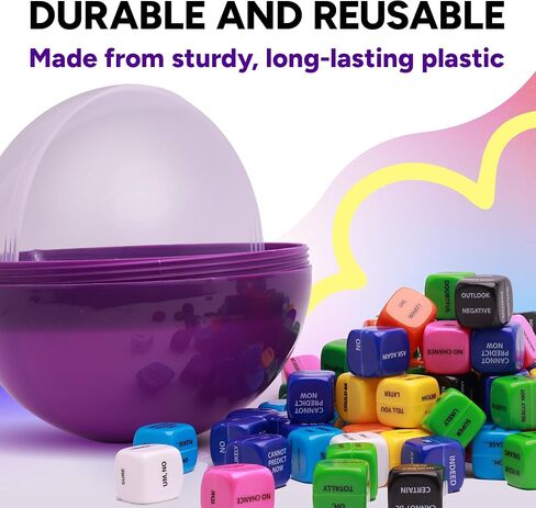 Big Claw Machine Capsules - Translucent Plastic Sphere Large Party Favor Containers Round 7 pcs 7.9 inch - Jumbo Plastic Christmas Ornaments Extra Large Gift Box Craft Party Supplies Vending Capsules in Saudi Arabia