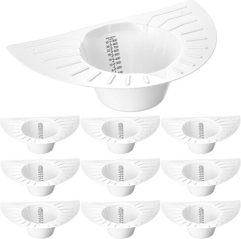 TrelaCo 25 Pcs Urine Collection Hat for Toilet Stool Sample Collection Kit Toilet Hats to Catch Urine Pee Catcher Urine Collector for Women and The Elderly, 30oz/900cc in Kuwait