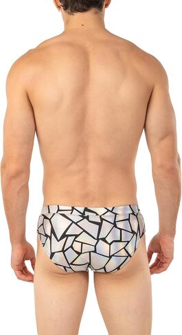 Gary Majdell Sport Men's Bikini Swimsuit with Crossover Waistband - Available in Shiny Tricot, Liquid Metallic, and Prints in Kuwait