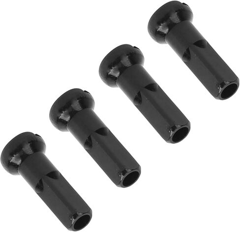 GOTOTOP Spoke Nipples, GUB 100Pcs Aluminum Alloy Spoke Spoke Cover Nipple Cycling Accessory for Mountain Road, 2mm/0.08in Inner Diameter Spokes(Black) in Saudi Arabia