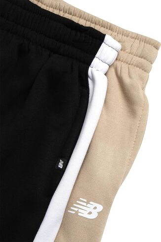 بنطال رياضي نشط للأولاد من New Balance - عبوة من 2 بنطال رياضي من الصوف مع حزام خصر مطاطي (المقاسات: 8-20) in Saudi Arabia