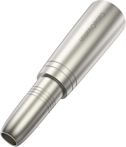 CableCreation [5-Pack XLR 3 Pin Male to 1/4" 6.35mm Female Jack Socket Audio Adapter, Silver in Kuwait