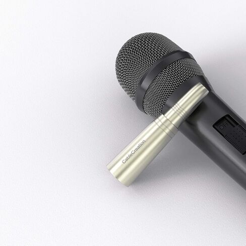 CableCreation [5-Pack XLR 3 Pin Male to 1/4" 6.35mm Female Jack Socket Audio Adapter, Silver in Kuwait