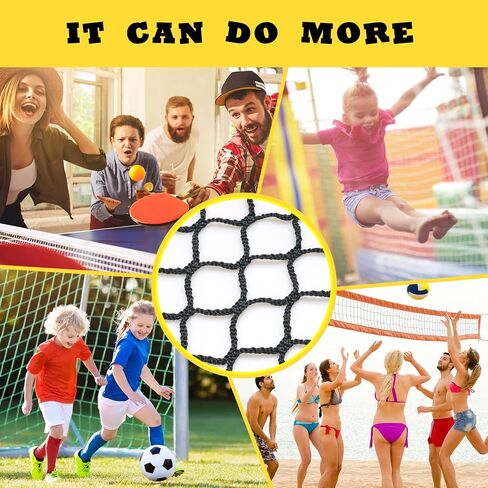 Golf Netting with Rope Rings - Golf Hitting Nets for Practice or Garage Driving and Backyard-Adjustable Golf Net and Black & White High Impact Containment Net for Indoor & Outdoor Use 10X10ft,10X7ft in Saudi Arabia