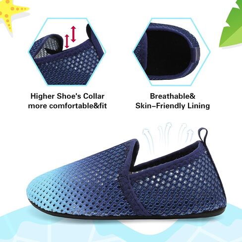 Centipede Demon Toddler Water Shoes for Girls Boys Kids Baby Beach Swim Aqua Shoes Breathable Quick Dry for Pool Outdoor Sports Barefoot Sock Shoes Rubber Soles Slippers in Saudi Arabia