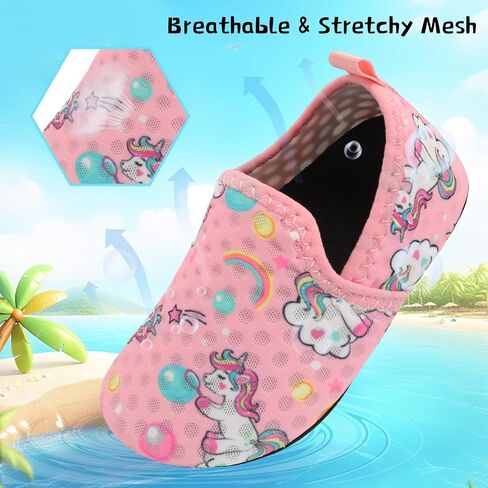 Centipede Demon Toddler Water Shoes for Girls Boys Kids Baby Beach Swim Aqua Shoes Breathable Quick Dry for Pool Outdoor Sports Barefoot Sock Shoes Rubber Soles Slippers in Saudi Arabia