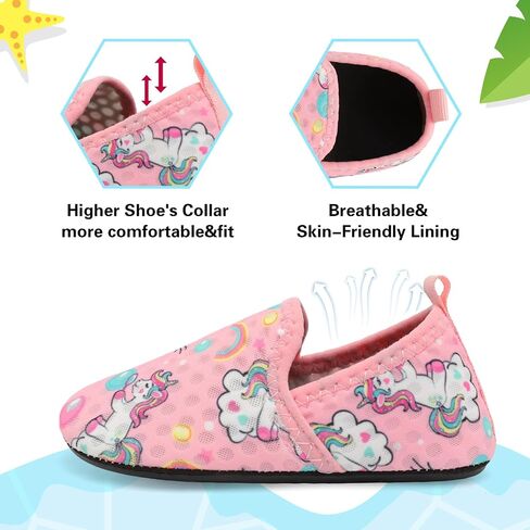 Centipede Demon Toddler Water Shoes for Girls Boys Kids Baby Beach Swim Aqua Shoes Breathable Quick Dry for Pool Outdoor Sports Barefoot Sock Shoes Rubber Soles Slippers in Saudi Arabia