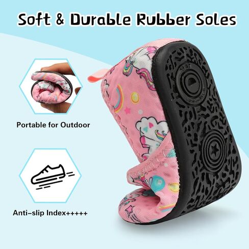 Centipede Demon Toddler Water Shoes for Girls Boys Kids Baby Beach Swim Aqua Shoes Breathable Quick Dry for Pool Outdoor Sports Barefoot Sock Shoes Rubber Soles Slippers in Saudi Arabia