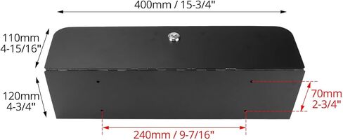 QWORK 3-Roll Stainless Steel Toilet Paper Dispenser with Lock, Wall Mount, Black, Durable for High-Traffic Areas in Saudi Arabia