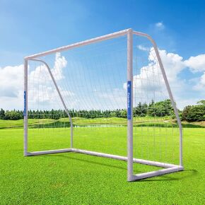Soccer Goal for Backyard 12x6/10x6.5/8x6/8x5/6x4 Soccer Net Backyard Portable Soccer Goals Post Traing Equipment for All Ages, Weatherproof PVC Soccer Goal