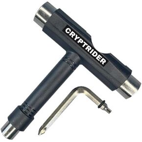All-in-One Skate Tool | Multi-Function Portable Skateboard T Tool