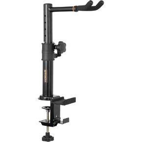 STRICH Guitar Desk Stand with Desk Clamp, Heavy Duty Metal Guitar Desk Mount Adjustable Height for Acoustic, Electric Guitar, Bass, TGS-1