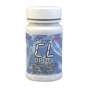Industrial Test Systems eXact 486638 DPD-3 Micro Combined/Total Chlorine Strips, 0.1-11.0 ppm Detection Range (Bottle of 100)