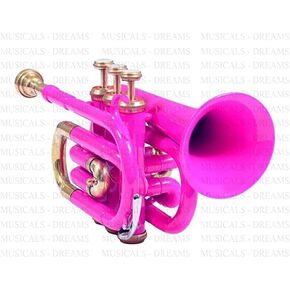Pocket Trumpet Pink Colored
