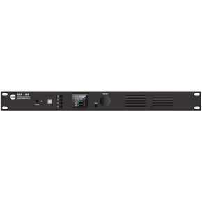 CMX Audio DSP-4400 4-Channel Power Amplifier with DSP and Dante; 4 x 400W Output at 8 Ohms, 4 x 800W Output at 4 Ohms; 1U Height 19"" Rack-Mount Type; 240x240 Pixels IPS LCD Display