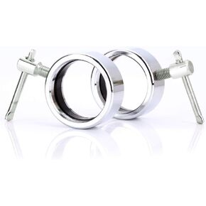 Olympic Barbell Collar for 2" Olympic Bar, Barbell Clamp Clips, Pair of Quick Release Stainless Steel Barbell Collars for Workout Weightlifting Fitness Pro Training