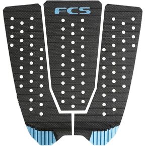 FCS Kolohe Tread-Lite Traction Pad Black-Tranquil Blue
