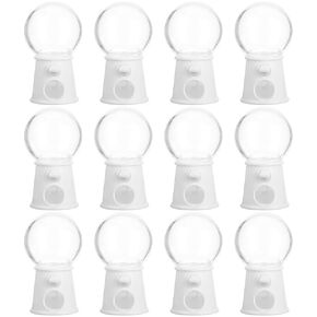 60 Pcs Mini Gumball Machines - Colorful Candy Dispenser for Weddings, Birthdays, and Party Favors, Creative Cake Decor