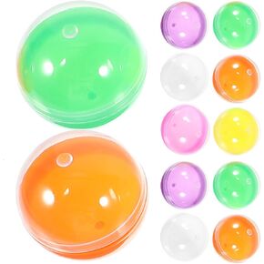 50 كبسولة بيع من Healvian، كبسولات 45 مم، كرات بلاستيكية قابلة للتعبئة، كرة كبسولات شفافة ذاتية الصنع لآلة البيع، عبوات آلة العلكة، هدايا الحفلات، وجوائز آلة المخالب in Kuwait