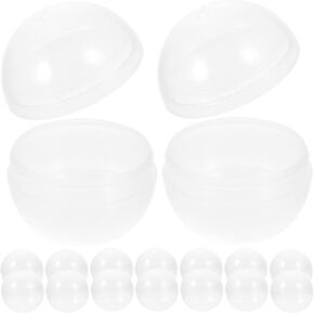 BESPORTBLE 50 Pcs Vending Machine Capsules Gumball Machine Capsule Small Empty Round Capsules Plastic Gumball Machine Containers for Prizes Party Favors (1.75 Inch)