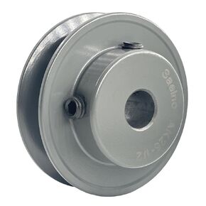 AK25-1/2 v Belt Pulley 1/2 inch Bore 2.5" OD,V Belt Sheave Cast Iron for A 3L 4L V-Belts,AK2512 Pulley