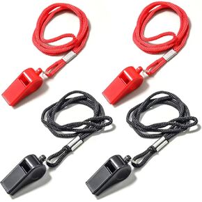 Whistle with Lanyard for Coaches, Referees, Training, Outdoor Camping Accessories,Dog Whistle, Emergency Survival.