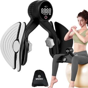 Thigh Master Thigh Exerciser, Inner Thigh Exerciser with Counter & Organizer Bag, Kegel Exerciser, Thigh Toner for Hip/Butt/Arm/Leg with 4 Levels Drag Adjustable, Pelvic Floor Trainer for Women Men