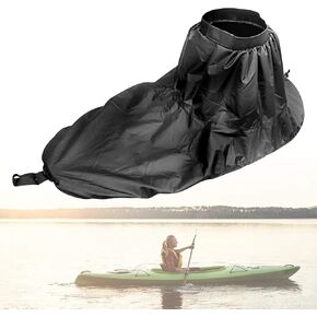 Kayak Spray Skirt, Adjustable Nylon Kayak Spray Skirt Waterproof Cover Kayak Accessory Water Sports Accessory (Gray)