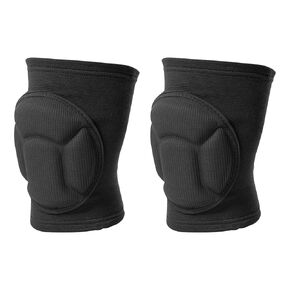 Knee Pads for Men & Women,Stair Stepper for Home Gym Exercise Protective Knee Pads,Thick Sponge Anti-slip, Collision Avoidance Knee Sleeve(Black)
