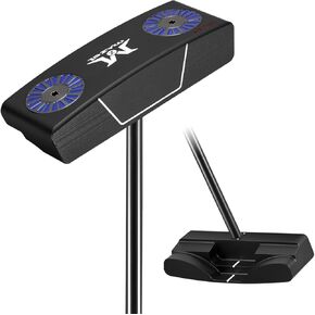 MAZEL Stand Up Golf Putter with Graphite Shaft for Men & Women,Ultra Low Center of Gravity,More Stable for Accurate Aim (Stand Putter)
