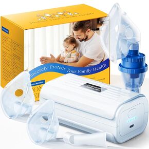 Nebulizer, Portable Nebulizer for Adults and Kids,Portable Nebulizer for Adults & Kids,Handheld Mesh Nebulizer for Breathing Problems