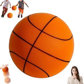Silent Basketball, 2025 Upgrade Dribble Dream Silent Basketball The Handleshh Silent Basketball Dribbling Indoor, Foam Basketball Indoor Training Ball for Various Indoor Activities