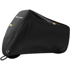 Bike Cover Waterproof Outdoor - Bicycle Covers for 1 or 2 Bikes - 420D Heavy Duty Rain Sun UV Dust Wind Proof Cover for Electric Mountain Road Bike