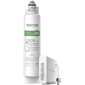 Waterdrop WD-G3-CB Filter, Replacement for WD-G3-W, WD-G3P600 and WD-G3P800-W Reverse Osmosis System, 1-year Lifetime