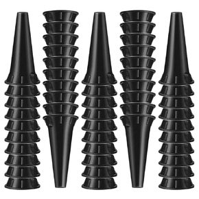 Diagnostic Otoscope Covers – Pack of 50 Universal, High-Quality Disposable Plastic Ear Otoscope Specula Tips (25 of Each Size: 2.5mm & 3.5mm) for Adults & Children