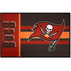 FANMATS NFL Tampa Bay Buccaneers Nylon Face Starter Rug , 19"x30"