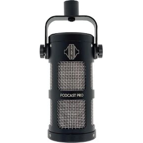 Podcast Professional Dynamic Mic for Podcast, Broadcast, Streaming, Gaming & VC - XLR Connection, No Phantom Power Required - Lifetime Microphone Warranty - Designed & Built in UK (Black)