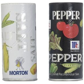 Morton Salt & Pepper Shakers