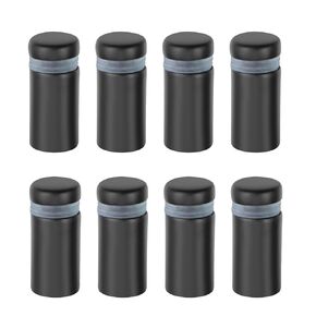 8Pcs Sign Standoff Screws 0.47 x 1.1 Inch Advertising Mounting Screws Stainless Steel Standoff Glass Nail Picture Frame Hardware, White