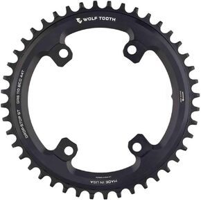 Wolf Tooth 110 BCD Asymmetric 4-Bolt Chainring for GRX Cranks Drop-Stop ST
