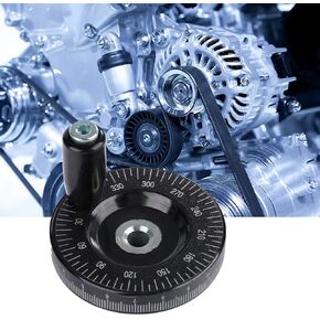 Yosoo Black Scale Handwheel, Round, Handwheel for Lathes Milling Machine Knobs & Hand Wheels Handle Wheel